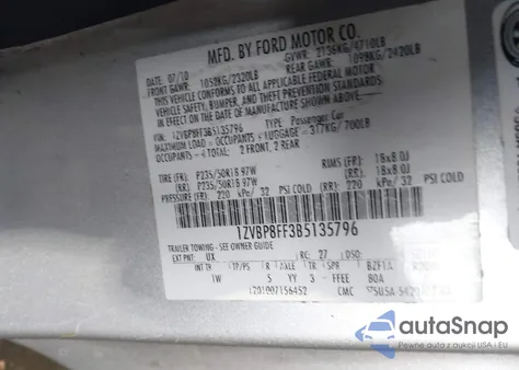 2011 Ford Mustang Gt из США, поврежденный, VIN 1ZVBP8FF3B5135796